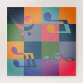 楽譜 |音楽をテーマにしたアート ジグソーパズル (横)