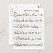 楽譜 Keep Of The Promise ポストカード (正面/裏面)