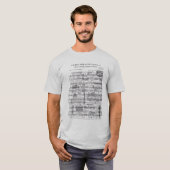 楽譜 Tシャツ (正面フル)
