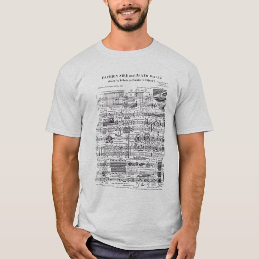 楽譜 Tシャツ (正面)
