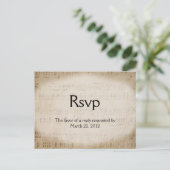 楽譜RSVPディナーの選択 インビテーションポストカード (スタンド正面)