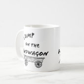 楽隊車で跳んで下さい コーヒーマグカップ (正面左)