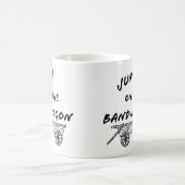 楽隊車で跳んで下さい コーヒーマグカップ (中央)