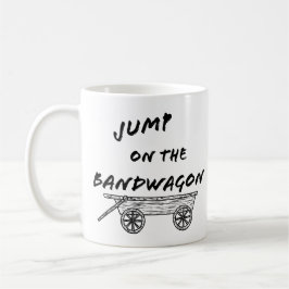 楽隊車で跳んで下さい コーヒーマグカップ