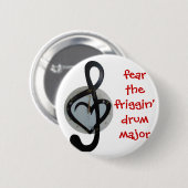 楽隊長を恐れて下さい 缶バッジ (正面&裏面)