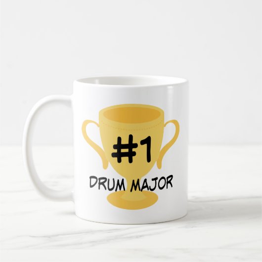 楽隊長第1のギフト コーヒーマグカップ (左)