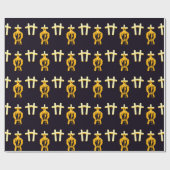 概念として刑務所および宗教のキリスト教を拘留して下さい ラッピングペーパー (フラット)