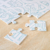 概念として外国為替の株式市場 ジグソーパズル (側面)