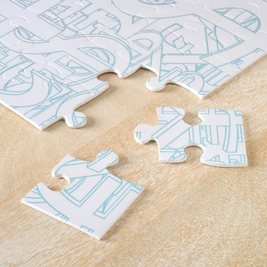 概念として外国為替の株式市場 ジグソーパズル (側面)