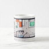 概念のホテルの部屋のマグシリーズ コーヒーマグカップ (中央)