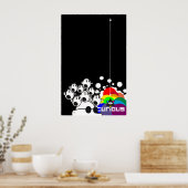 概念時間遅れ ポスター (キッチン)