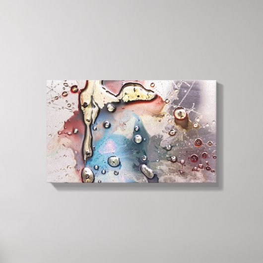 概念 | Zazzle_Growshop。 キャンバスプリント (正面)