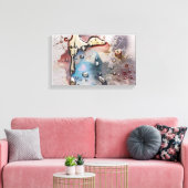 概念 | Zazzle_Growshop。 キャンバスプリント (インサイチュ (リビング))