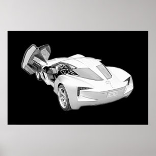 概念Vette ポスター