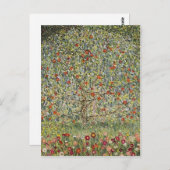 概略Apfelbaum Iグスタフのクリムトの中心によって1912年、 ポストカード (正面/裏面)