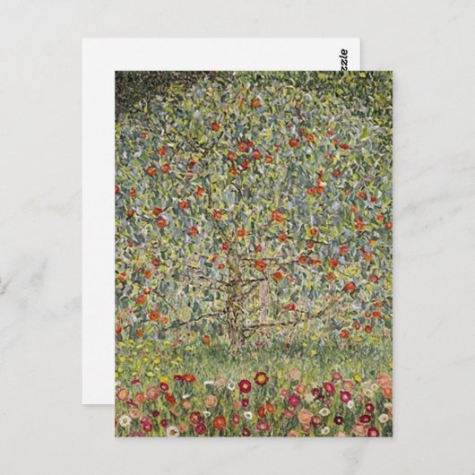 概略Apfelbaum Iグスタフのクリムトの中心によって1912年、 ポストカード (正面/裏面)