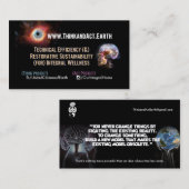 概要のロゴの接触カード コーリングカード (正面/裏面)