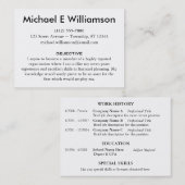 概要の名刺 名刺 (正面/裏面)