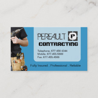 概要の建築業者の名刺 名刺