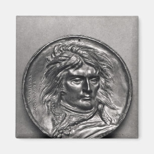 概要のBonaparte c.1830ポートレートの円形浮彫り マグネット