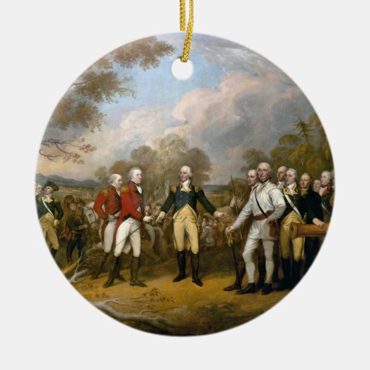概要のBurgoyne - 1822年降伏 セラミックオーナメント (正面)