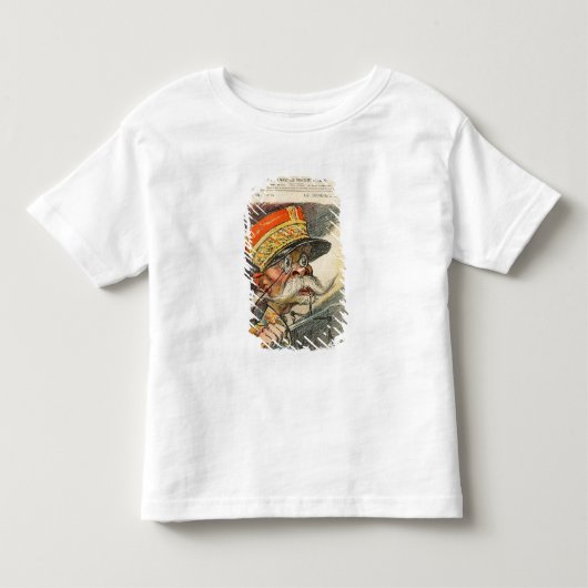 概要のZurlinden風刺漫画 トドラーTシャツ (正面)