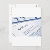 概要またはcvの就職申し込み ポストカード (正面/裏面)