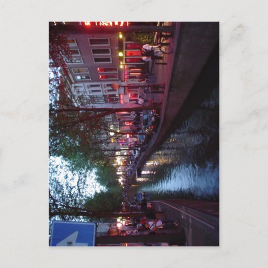 概要エスパ？ol:Calle del barrio Rojo de Amsterda ポストカード (正面)