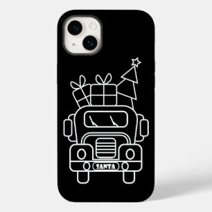 概要クリスマストラックサンタカーのフロントビュー Case-Mate iPhone 14 PLUSケース