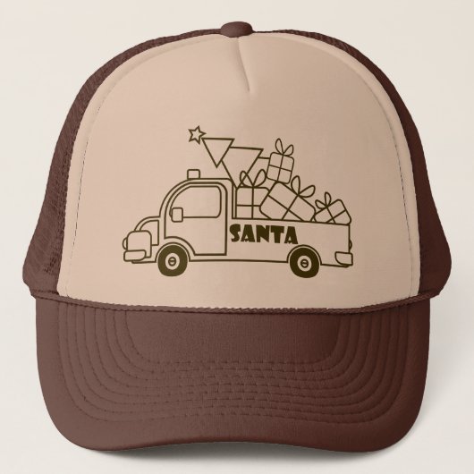 概要クリスマストラックサンタ車の側面 キャップ (正面)