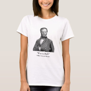 概要シャーマンおよび引用文 Tシャツ