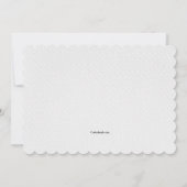 概要スタイリッシュ写真の誕生のお知らせ 案内状 (裏面)