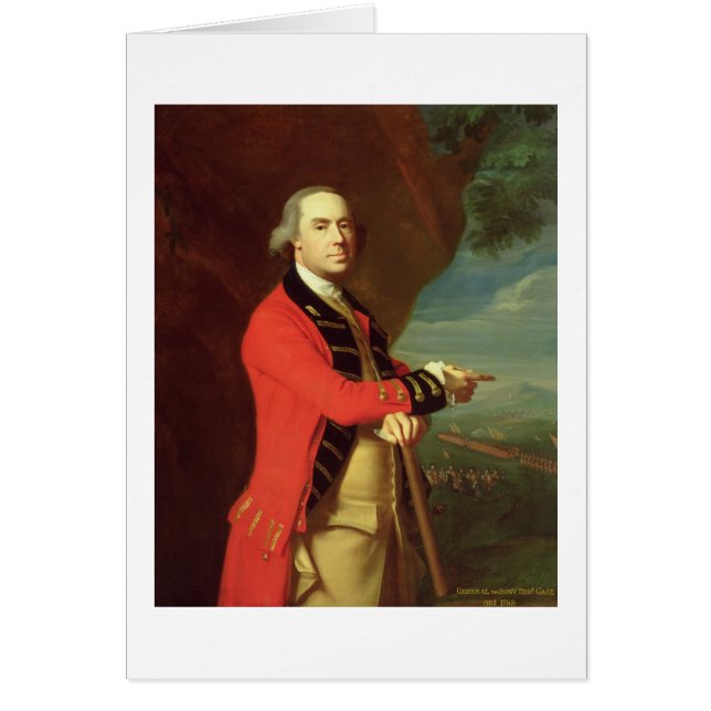 概要トマス・ゲイジ、c.1768 (カリフォルニアのポートレートの油 (正面)