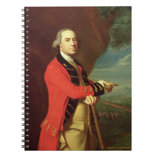 概要トマス・ゲイジ、c.1768 (カリフォルニアのポートレートの油 ノートブック (正面)