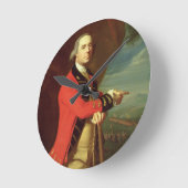 概要トマス・ゲイジ、c.1768 (カリフォルニアのポートレートの油 ラウンド壁時計 (傾斜)