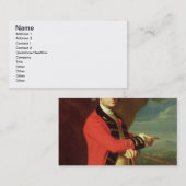 概要トマス・ゲイジ、c.1768 (カリフォルニアのポートレートの油 名刺 (正面/裏面)