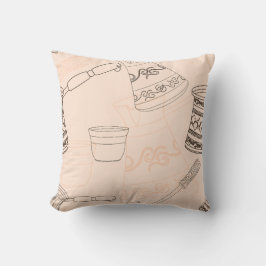 概要トルコのコーヒーエレガントミニマルデザイン クッション