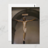 概要ミケランジェロがサンで彫った十字架 ポストカード (正面/裏面)