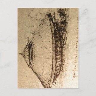 概要説明レオナルド・ダ・ヴィンチ、デザイン ポストカード