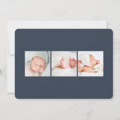 概要 |写真の誕生のお知らせ 案内状 (裏面)