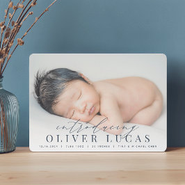 概要 |写真の誕生のお知らせ 案内状