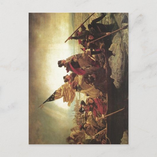 概要Washington Crossing the Delawa ポストカード (正面)