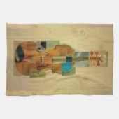 構成されたバイオリン キッチンタオル (横)