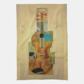 構成されたバイオリン キッチンタオル (縦)