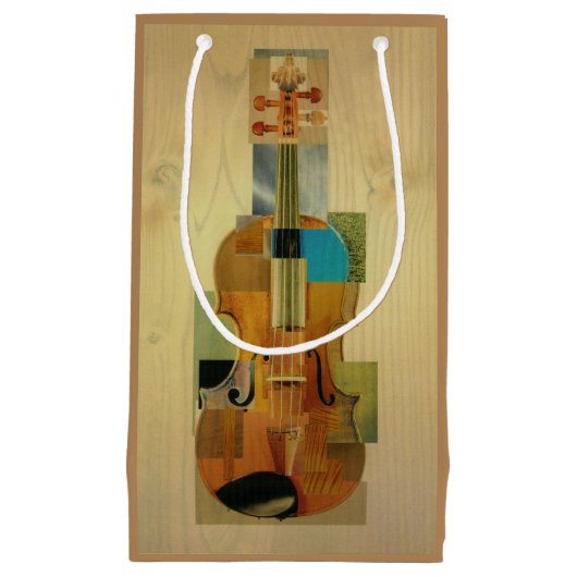 構成されたバイオリン スモールペーパーバッグ (正面)