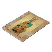 構成されたバイオリン ノートブック (左側)