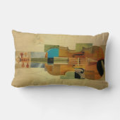 構成されたバイオリン ランバークッション (裏面)