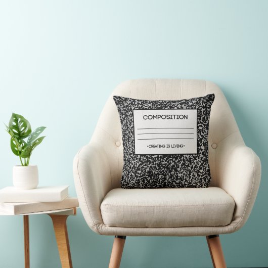 構成のノートのデザイン クッション (椅子)