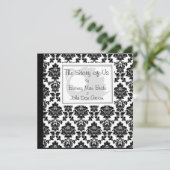 構成のノートの結婚式招待状 招待状 (スタンド正面)