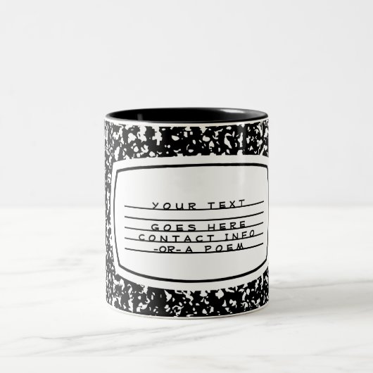 構成の本 ツートーンマグカップ (中央)